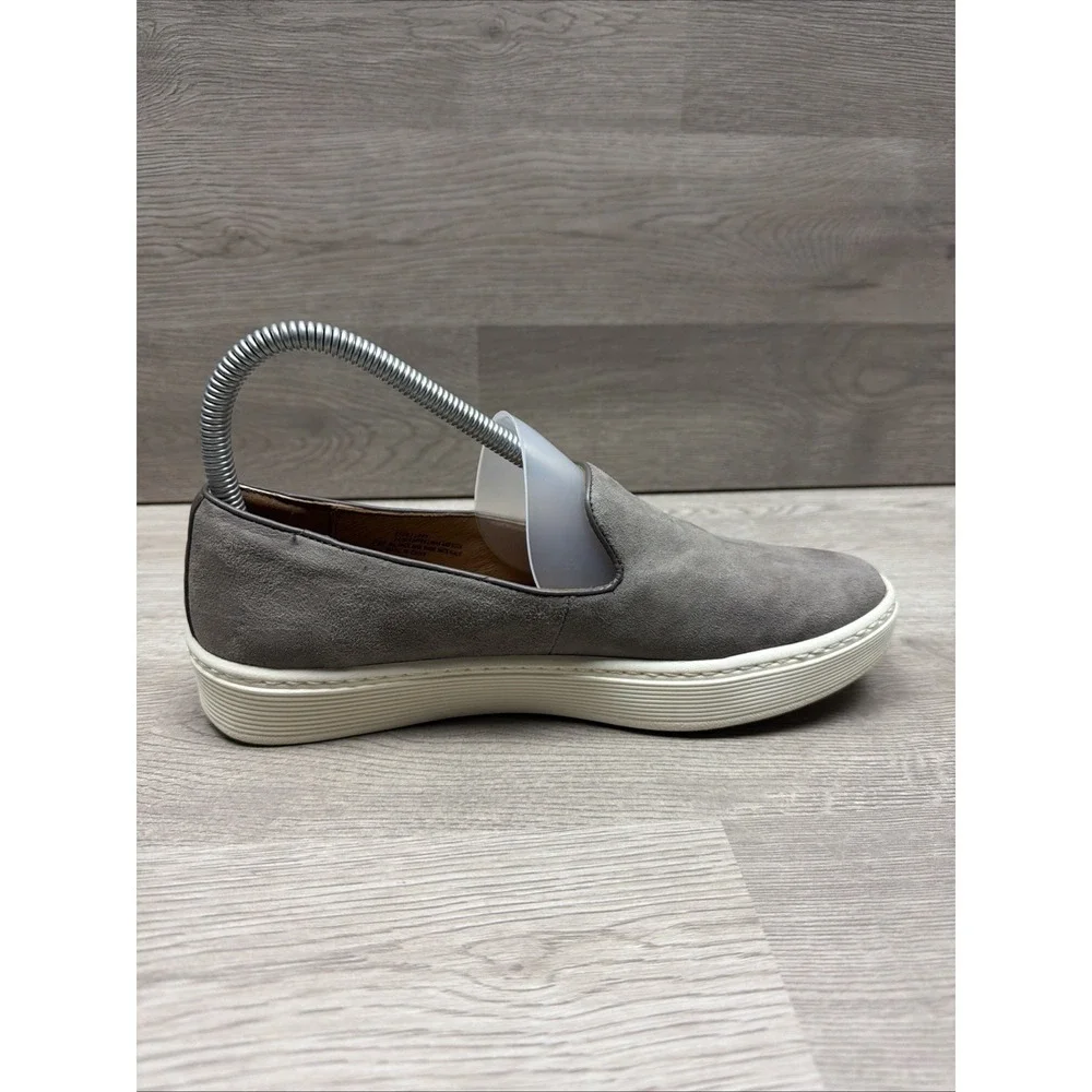 Söfft Somers Slip-On‎ Sneakers Women's Size 7M Gray Leather SF0021408 Very Nice